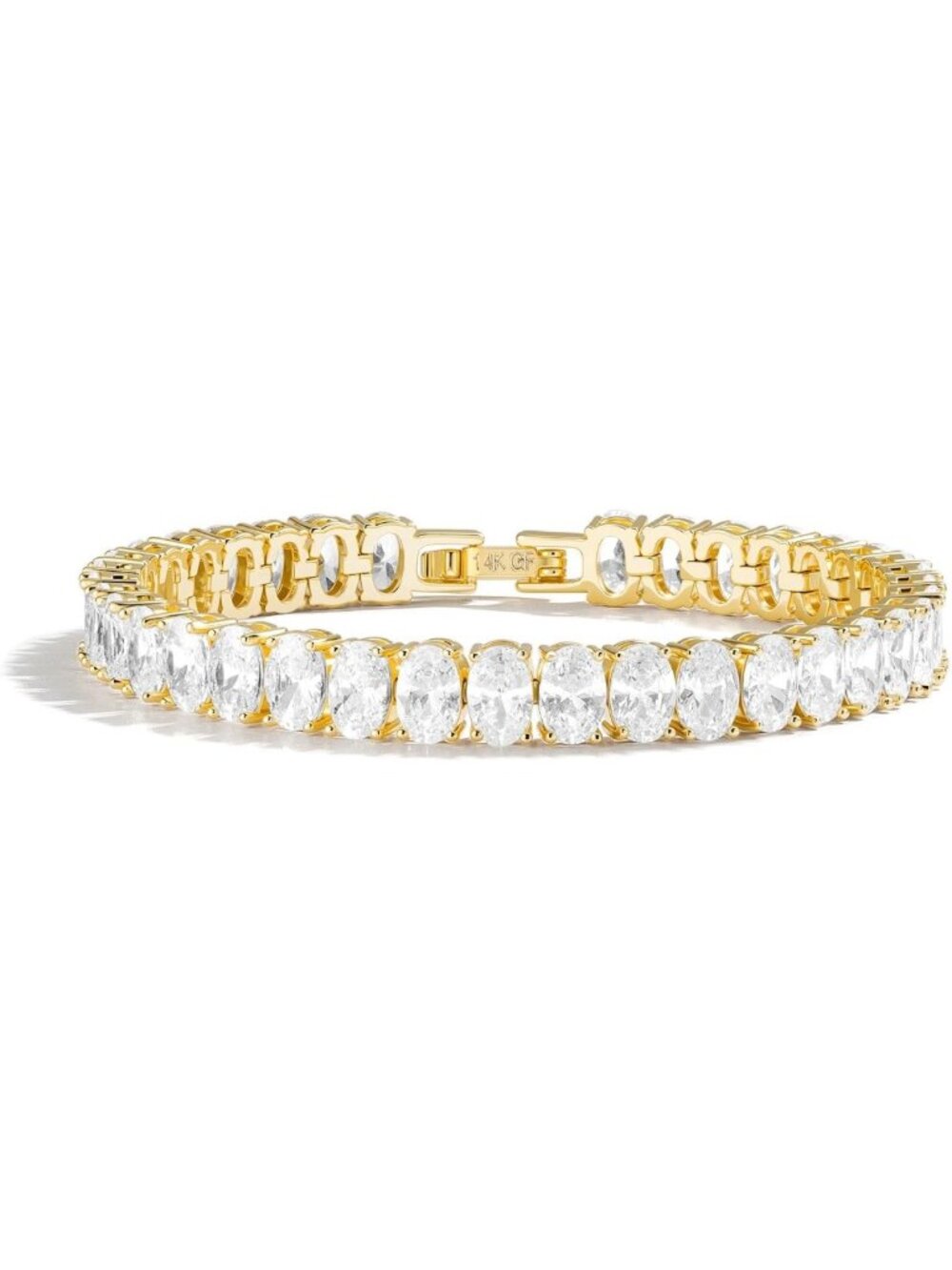 Elegant Gold Tennis Bracelet for Women | Dazzling Sparkle & Timeless Style